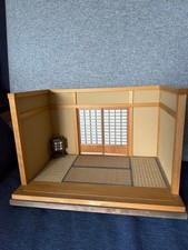 Dollhouse: Japanese-Style Room with Tatami Mats, Shoji Screens, and Lantern—1/12 picture