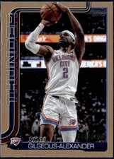 2025 Shai Gilgeous-Alexander Topps #115 Gold 1484/2025 picture