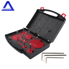 9Pcs PVC Fitting Pipe Reamer Tool Kit Hub Socket Saver Set w/ 1/2