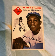 Topps 1954 Topps Jim Gilliam #35 Rookie Gray Back Brooklyn Dodgers MLB picture