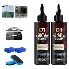 2PCS Bianca Glass Polishing Liquid D1,Bomini Car Glass Polishing Compound Windsh picture