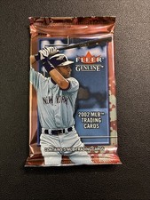 2002 Fleer Genuine Baseball - (1) Factory Sealed 5 Card HOBBY Pack picture
