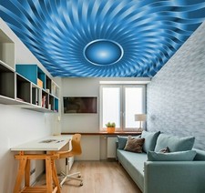 3D Blue Texture NA121 Ceiling WallPaper Murals Wall Print Decal AJ US Fay picture