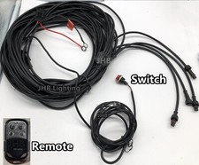 JHB Parts 1Set 4Way Switch+Remote (2pins) Wiring for WHITE LED Wheel Rim Strips picture