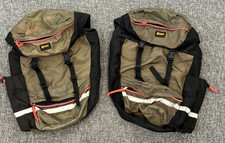 Vintage Set Of REI Novara Bicycle Pannier Bags Cycling Biking Reflective Gear picture