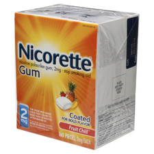 Nicorette Value Pack Fruit Chill 2mg Coated Gum 160 Pieces  2/2028 picture