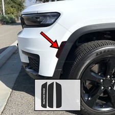 For 2021-2026 Jeep Grand Cherokee L SMOKE Front Side Markers Tint Overlays Vinyl picture