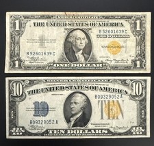 (2) WW2 North African Notes 1935A $1 and 1934A $10 picture