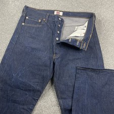 Levi’s 501XX Dark Wash Jeans 501-0000 Button Fly STF 36x32 (Fit 34x31) 2010 picture
