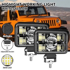 1/2pcs 3 inch Work Light 78W Driving Light Spotlight 3 Lines 12-24V For RV ATV S picture