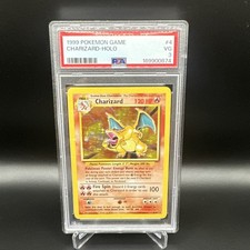 Pokémon TCG 1999 Charizard Base Set 4/102 Holo PSA Graded English picture