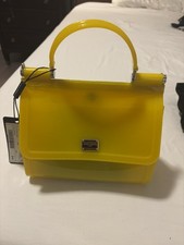 Dolce And Gabbana Yellow PVC bag Miss Sicily With Straps New With Tags picture