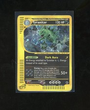 SWIRL 2002 Expedition Tyranitar Holo Foil Rare 29/165 WOTC E-Reader Pokemon picture
