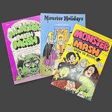 Monster Holidays + 2 Other 1970s 1980s Spooky Fun Children's Books Jokes Riddles picture