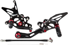 MGP 61101-2500 Rearset Black Suzuki GSX-R600 GSX-R750 2006-2023 picture
