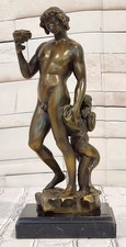Michelangelo Greek God Dionysus  Roman Mythology Bacchus God of Wine Bronze picture
