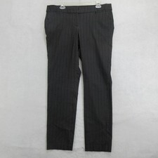 Lane Bryant The Allie Womens Pants 16 Regular Black Striped Slim Stretch picture