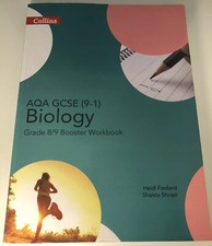 Collins AQA GCSE 9-1 Biology Grade 8/9 Booster Workbook Brand New Unused picture