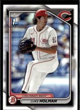 2024 Bowman Draft Paper Luke Holman Cincinnati Reds #BD-100 5 Card Lot picture