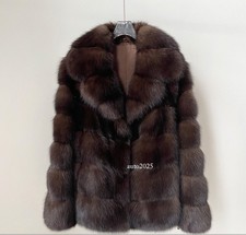 Luxury Winter Women Real Mink Fur Coat New Fur Coat Winter Mink Fur Warm Jacket picture