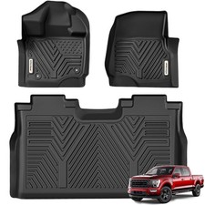 YITAMOTOR Floor Mats Fit for Ford F-150 2015-2026 & F150 Lightning 2022-2026 Sup picture