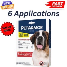 Dog Flea And Tick Treatment Control Medicine 6 Month For XL Dogs 89 - 132 Lbs... picture