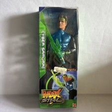 CA Vintage Mattel Cyber Samurai Max Steel 2003 N-tek Figure - New In Box picture
