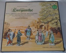 WEBER-EURYANTHE--4 ALBUM BOX SET WITH 19 PAGE BOOKLET Factory Sealed Cut Out picture