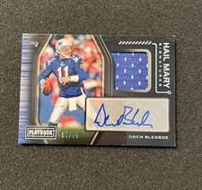2018 Panini Playbook Drew Bledsoe Patch Auto /75 SP RARE Patriots picture