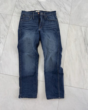 Madewell Women’s Blue Medium Wash Denim Slim Straight Jeans 27 picture