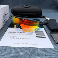 Oakley Radar EV Patn OO9208 Sunglasses Black & Orange Polarized Lenses picture