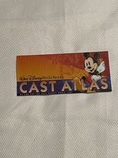 Vintage 2001 Walt Disney World Cast Atlas Map Cast Member Exclusive Utilidor picture