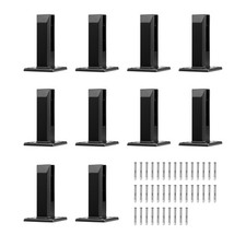 Uimoso Glass Clamp 10 PCS Square Railing Bracket for 0.31 