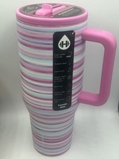 Hydrojug Scheels Traveler 40OZ Pink Horizon Striped Swirl Tumbler NEW picture