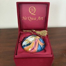 Ne’Qwa Art Ornament #244 Touched By A Star By Yvonne Sexton W/ Original Box picture