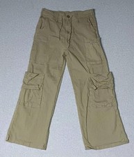 Easel Anthropologie Cargo Pants Womens Size Large Army Green 6 Pockets Button... picture