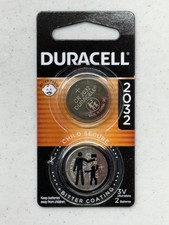 2 Pack CR2032 2032 DURACELL Lithium 3v Battery USA FRESH FEB 2035 picture
