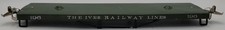 Ives 196-1 Vintage Standard Gauge Green Flatcar Frame with Couplers picture