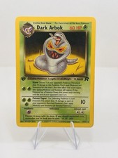 Pokémon TCG Dark Arbok Team Rocket 19 Regular 1st Edition Rare picture