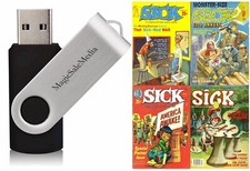80 Old Rare Issues of Sick - Comics Risqué Saucy Racy Sexy Art Magazine on USB picture