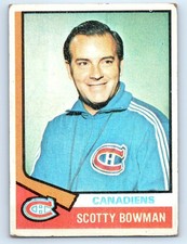 1974-75 Topps #261 Scotty Bowman Montreal Canadiens picture
