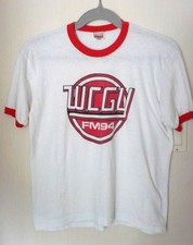 Vintage Late 1970s-Early 1980s Unisex WCGY FM 94 T-Shirt/Size XL/Good Condition picture
