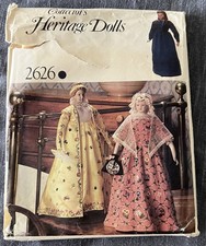 Vogue Sewing Pattern 2626 Inaugural Heritage Dolls Clothes picture