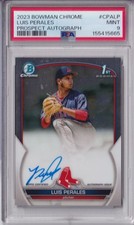 2023 Bowman Chrome Luis Perales Autograph PSA 9 Gem Mint 1st Auto picture