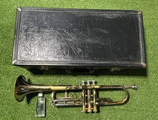 Vintage Vincent Bach Mercedes II Brass Trumpet w/Bach 7c Mouthpiece & Case Read picture