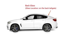 Fits 2008-2014 BMW X6 Rear Window Back Glass Heated Privacy picture