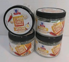 McCormick Mexican Flavor Cubes Seasoning 2.3 oz Lot Of 4 Discontinued Collector picture