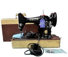 Vintage 1957 Singer Model 99K Sewing Machine W/ Case (Serviced) picture