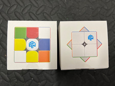 GAN 356 R S 3x3 Speed Cube & GAN 251 M Air 2x2 Magnetic Speed Cube Combo picture