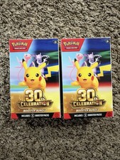 Pokemon 30th Anniversary Celebration Booster Bundles LOT of 2 New/Sealed picture